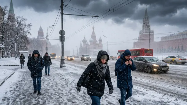 Мокрый снег и сухая гроза ждут жителей Москвы и Подмосковья
