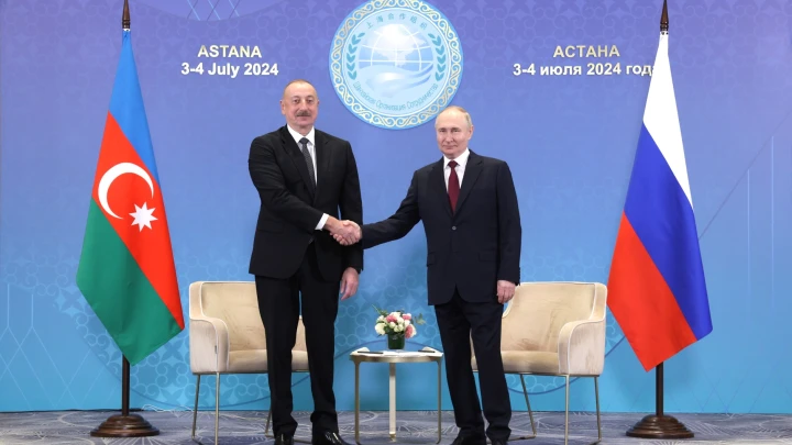 Помощник президента России Ушаков рассказал о переговорах Путина и Алиева в Китае