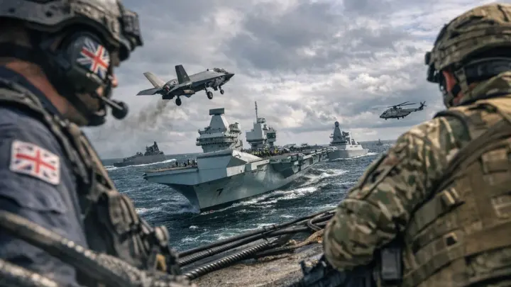 Главное за ночь и утро 8 марта. Британцы тайно идут на Ближний Восток. ОАЭ в состоянии войны. Пожар в Дубае