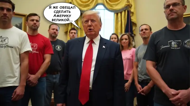 Ушёл в пике: Как Трамп разрушил западный мир и потерпел фиаско