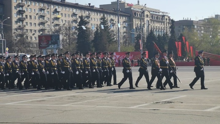 Генеральная репетиция Парада Победы прошла в Новосибирске