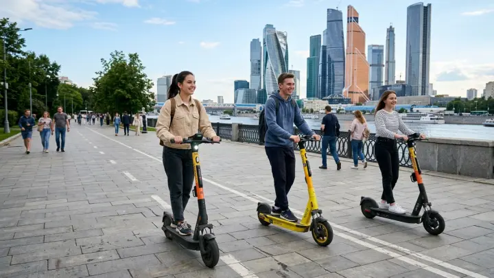 Москвичам рассказали, можно ли будет арендовать самокат без интернета
