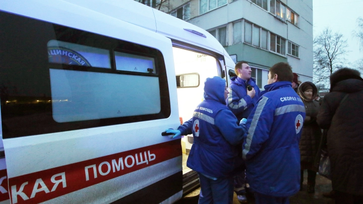 Человек пострадал при взрыве газового баллона в Москве