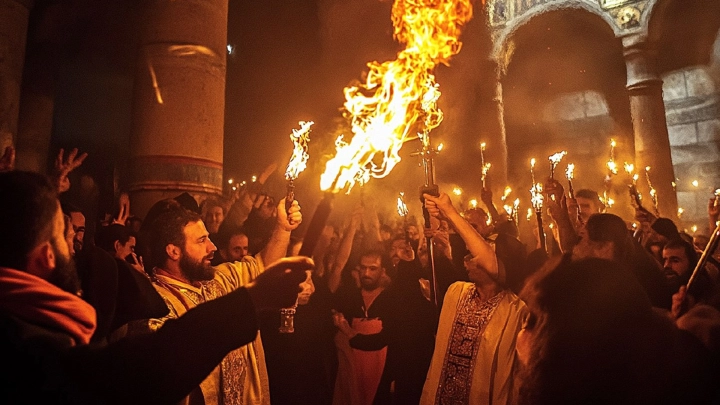 Священник призвал не паниковать, если Благодатный огонь не сойдет
