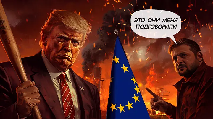 Факел в Судже стал последней каплей: Зеленский обвёл Трампа вокруг пальца?