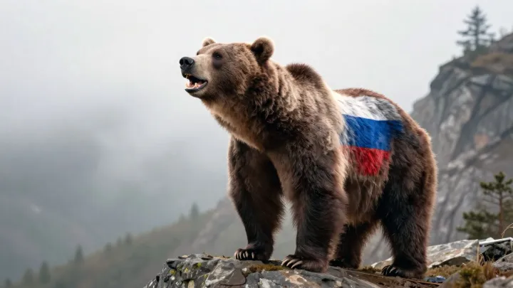Военэксперт Безсонов опубликовал фото медведя с противотанковой миной в зубах
