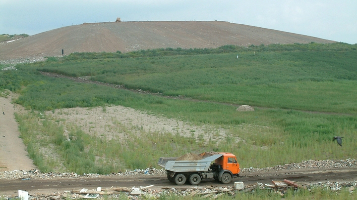 Широкореченскую свалку превратят в зелёный холм через три года