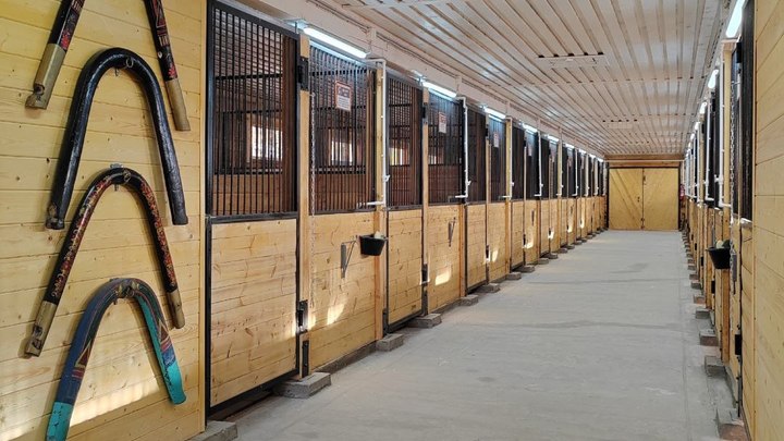 После капремонта в Вельском районе открыли одну из конюшен Хорошевского комплекса