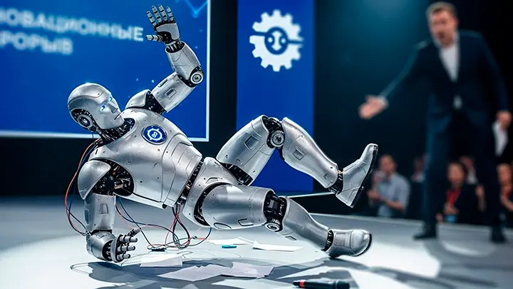 Русский робот пьян: Блин оказался комом, экономика выбирает кайло и лопату