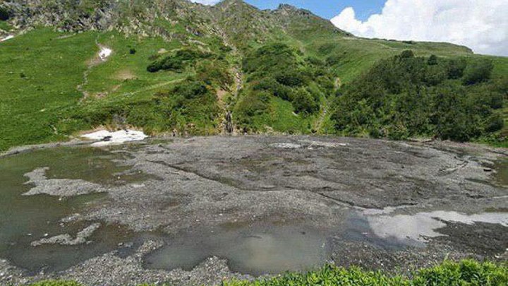 В Сочи исчезло горное озеро
