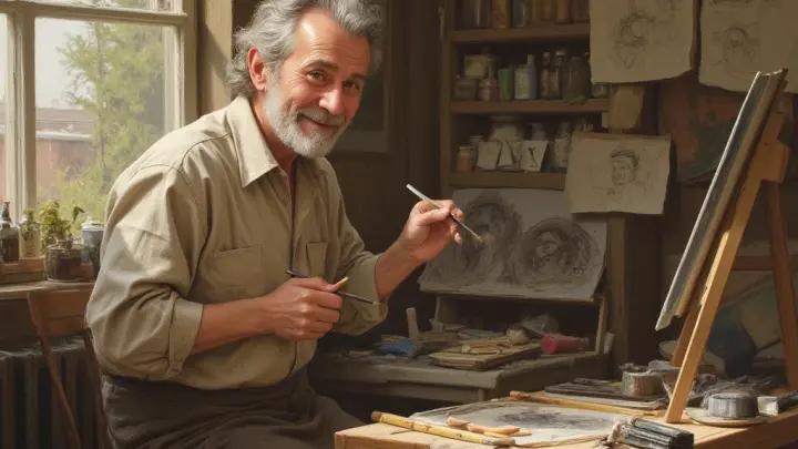 700 афиш и вынужденная пауза: художник из Камышина приостановил работу из-за болезни