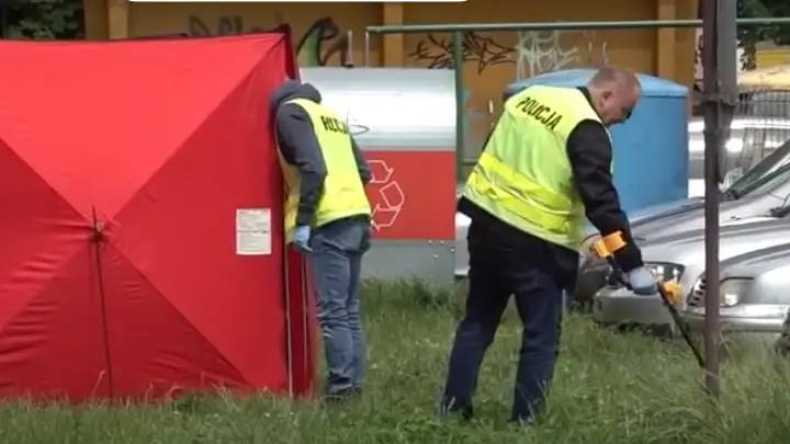 Появилось видео с места убийства Семена Скрепецкого в Польше