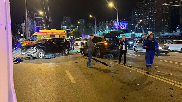 В Самаре на Московском шоссе вечером 31 августа произошло массовое ДТП