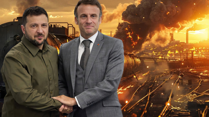 Взрывной привет Макрону от русских: Если сунутся, то сгорят в огне, - на Украине снова пожары