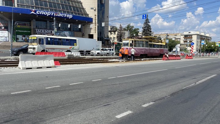 В Челябинске снова запустят трамваи на популярном маршруте до Медгородка