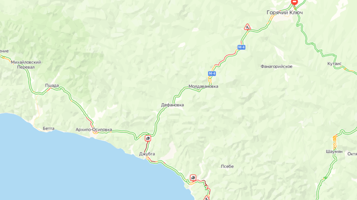 Обстановка на трассе в М-4 Дон в сторону Чёрного моря 9 августа: пробки в Краснодарском крае Обстановка на трассе в М-4 Дон в сторону Чёрного моря 9 августа: пробки в Краснодарском крае