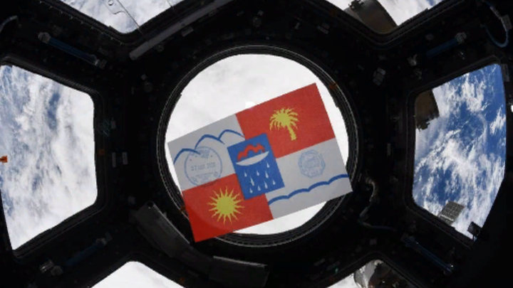 Космонавт Сергей Кудь-Сверчков поздравил Сочи с Днем города с борта МКС