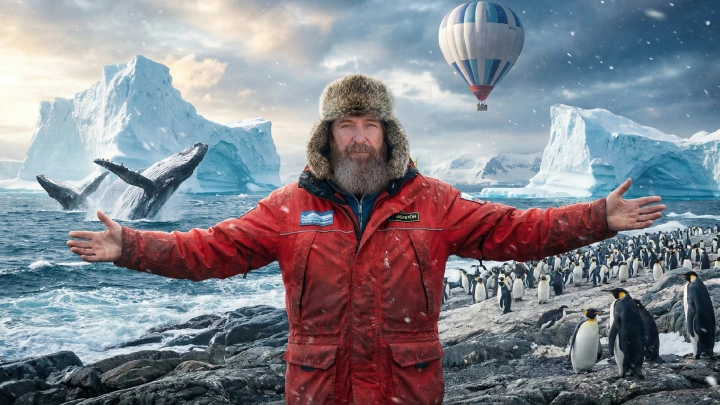 Юлия Барановская рассказала о встрече с Фёдором Конюховым в Антарктике