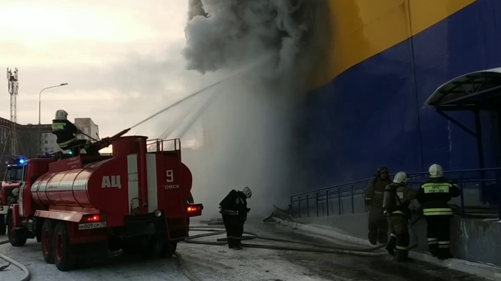 В Томске задержали подозреваемого в поджоге гипермаркета Лента