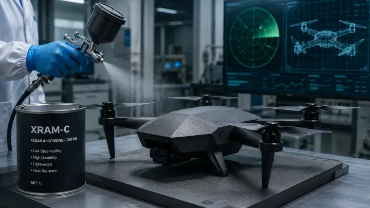 Китай начал продавать краску, которая делает дроны невидимыми для радаров