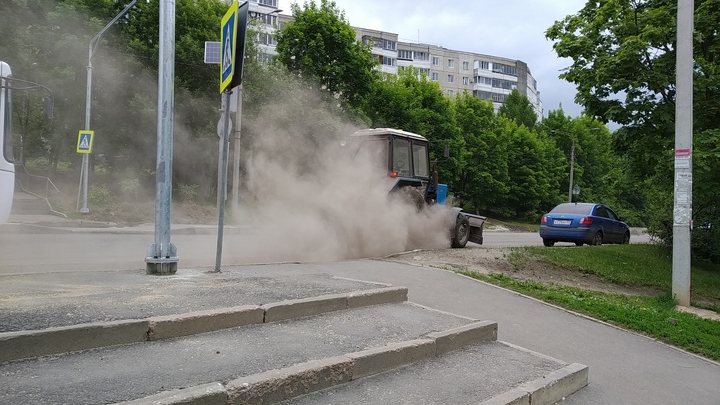 Владимир накрыли искусственные пыльные бури