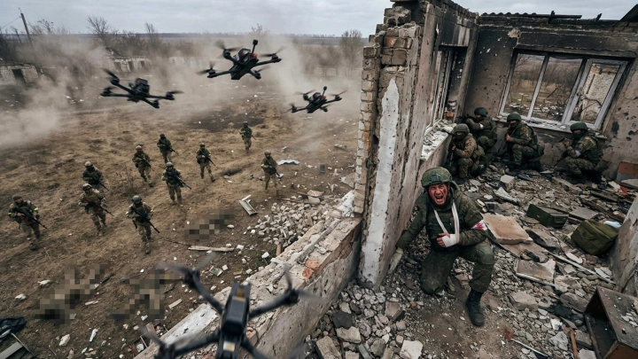 Русский боец создал комплект для защиты сослуживцев от дронов