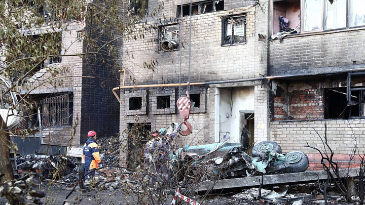 В Ейском районе объявлен трёхдневный траур по погибшим в результате падения Су-34