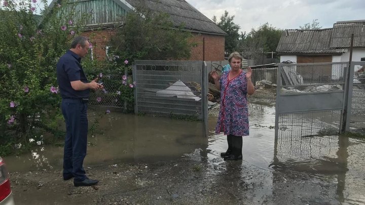 В Славянском районе остаются подтопленными 285 домов