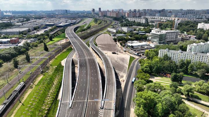 Собянин открыл участок Московского скоростного диаметра от Южной рокады до МКАД
