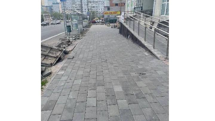 Прокуратура добилась ремонта тротуара в Железнодорожном районе Самары