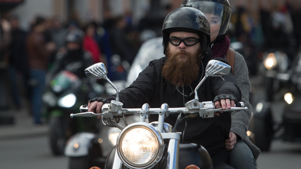 Saint Petersburg Russia Biker