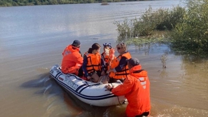 В Кургане поднялся уровень воды в реке Тобол
