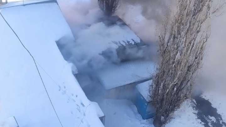 В Нижнем Новгороде во время пожара в кафе пострадал мужчина