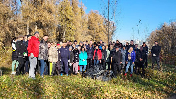 Общегородской субботник прошёл в Новосибирске 14 октября