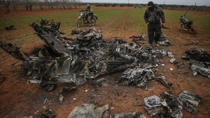Все погибли: СМИ сообщили о судьбе экипажа сбитого в Идлибе сирийского вертолёта