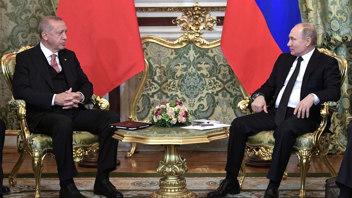 В Кремле назвали 5 главных тезисов переговоров Путина и Эрдогана по Донбассу
