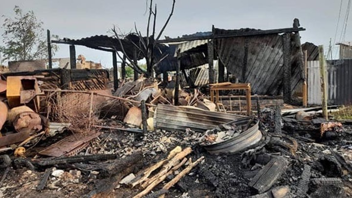 В Самарской области в ночном пожаре погибли два человека
