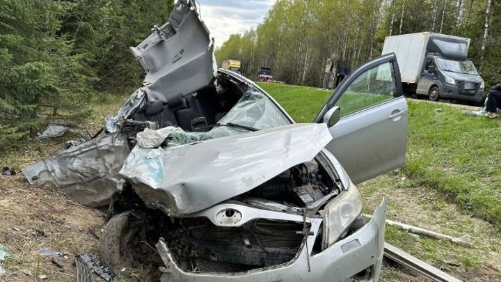 Водитель Toyota Camry насмерть разбился в ДТП на трассе Иваново – Владимир