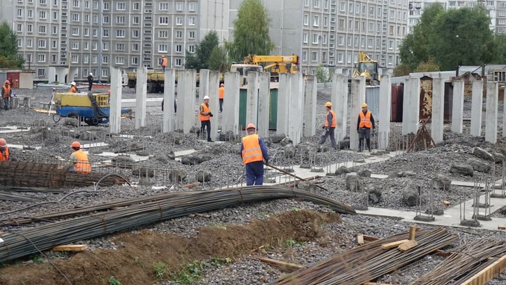 В новокузнецком квартале Березовая роща активизировалось строительство улично-дорожной сети