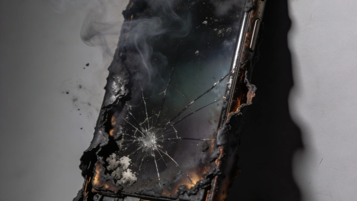 Искрил как петарда: подаренный смартфон взорвался в руках женщины