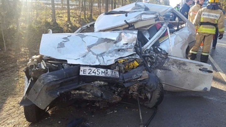 Пьяный забайкалец, врезавшись в дерево, покалечил двух молодых пассажирок