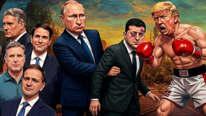 Главный страх Зеленского сбывается: Переговоры Путина и Трампа предварили холодную встречу. Блохин - внимание на детали
