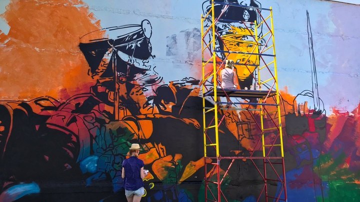 В Краснодаре появятся четыре новых больших граффити