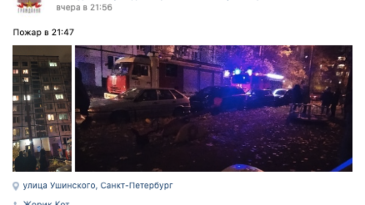 Пожилой петербуржец погиб в пожаре на Гражданском проспекте