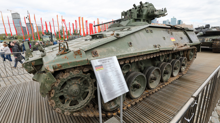 Оператор FPV-дрона с позывным Радистка подбила немецкую БМП Marder