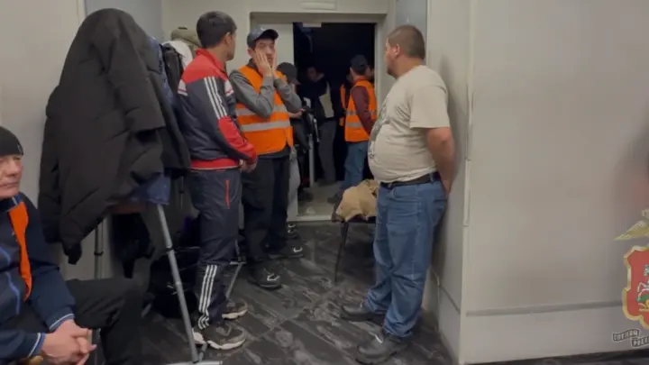 61 мигрант-нарушитель пойман на складе в Чехове