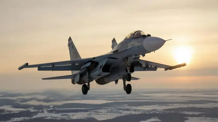 Русский «самолёт с зубами» изумил американских пилотов. В прямом эфире они поражались: «Могучий зверь» Русский «самолёт с зубами» изумил американских пилотов. В прямом эфире они поражались: «Могучий зверь»