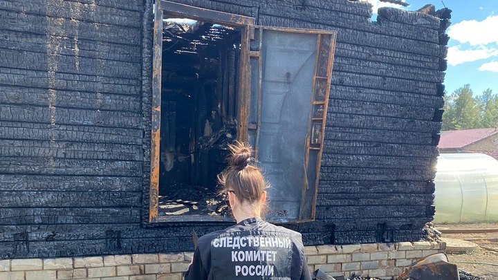 Отец и сын сгорели в своем доме в Гусь-Хрустальном районе