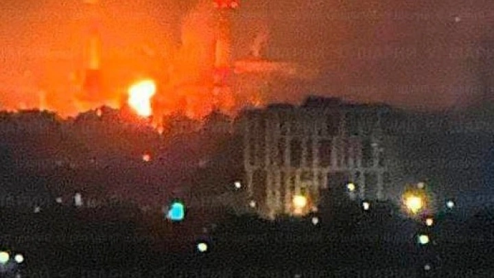 Ракетный удар по Киеву 22 октября: пожар на ТЭЦ -5, видео