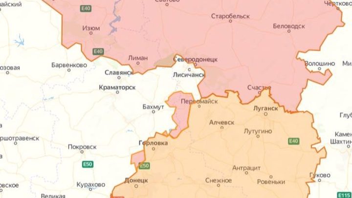 Карта боевых действий на Украине 14 июня: украинские националисты расстреляли в спину своих солдат
